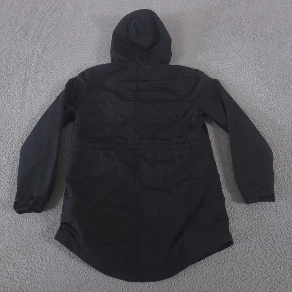 Carhartt Jacket Womens S Black Rockford Nylon Rain Defender Hooded Windbreaker - Picture 6 of 9